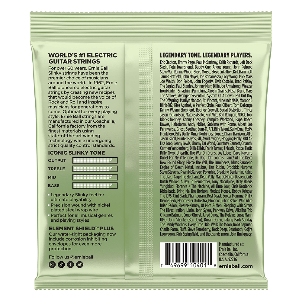 Magnum Slinky Nickel Wound Electric Guitar Strings 12-56 Gauge Back
