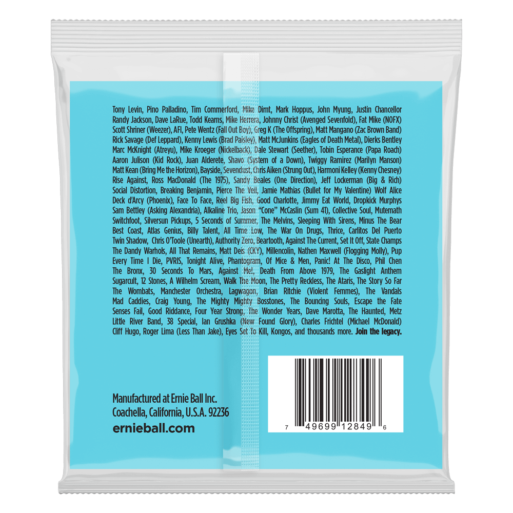 Slinky Nickel Wound Super Long Scale Electric Bass Strings 45-105 Gauge Back