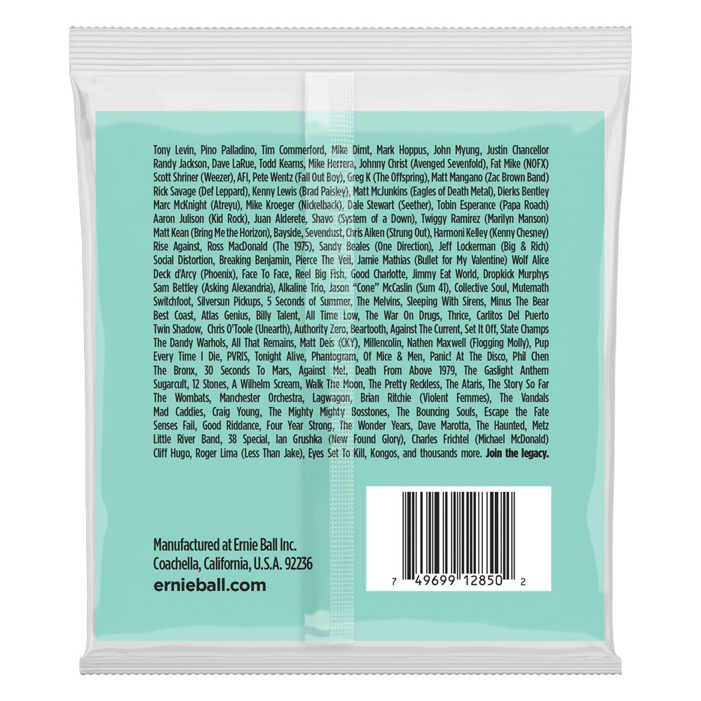 Slinky Nickel Wound Super Long Scale 5-String Electric Bass Strings 45-130 Gauge Back