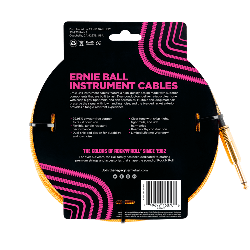 Braided Cables Ernie Ball
