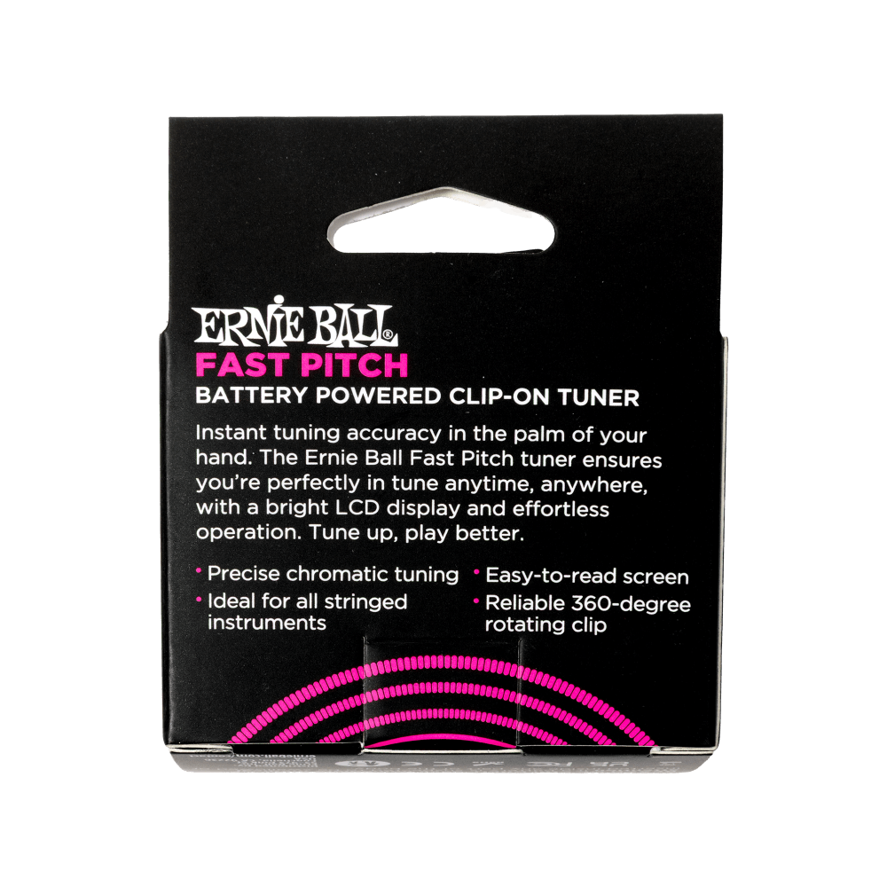 Fast Pitch Clip-On Tuner Back