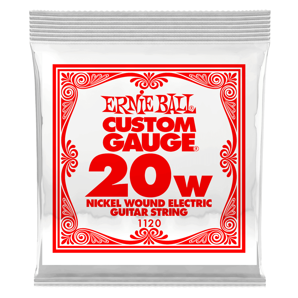 .020 Nickel Corde Filée pour Guitare électrique au détail Front