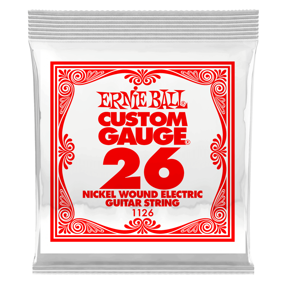.026 Nickel Corde Filée pour Guitare électrique au détail Front