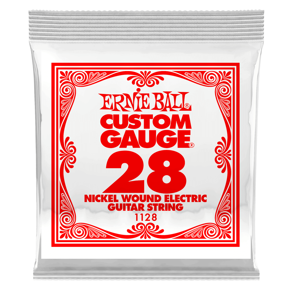 .028 Nickel Corde Filée pour Guitare électrique au détail Front