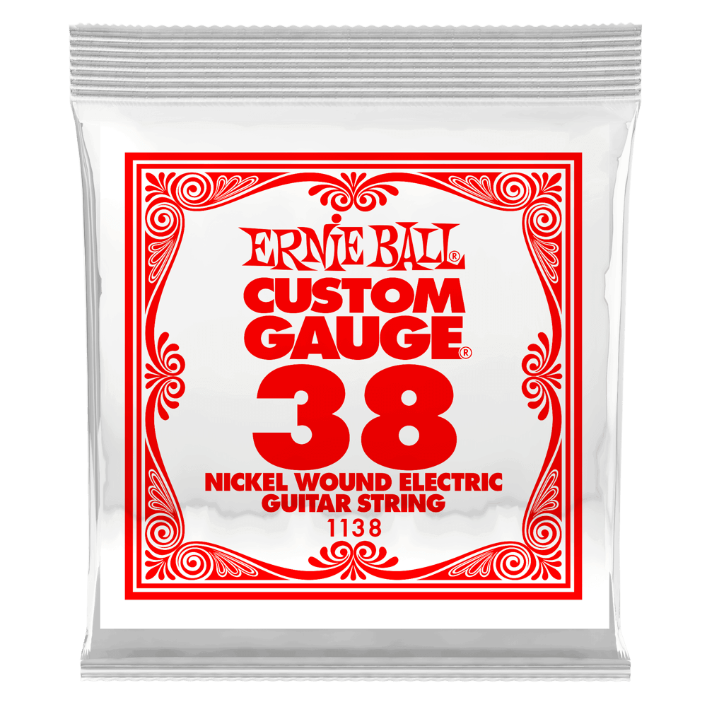 .038 Nickel Corde Filée pour Guitare électrique au détail Front