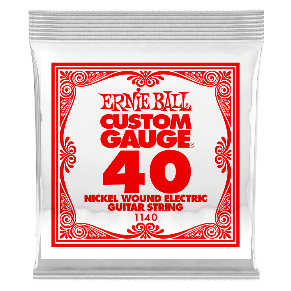 .040 Nickel Corde Filée pour Guitare électrique au détail Front