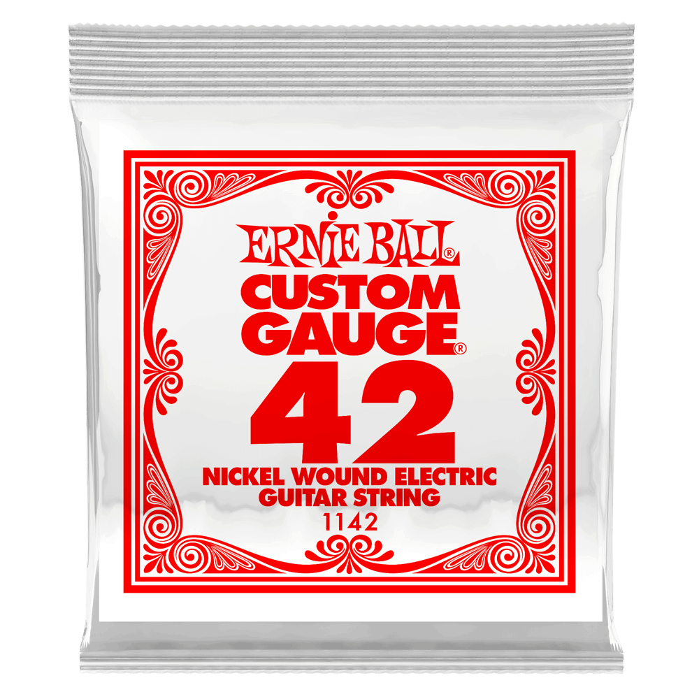 .042 Nickel Corde Filée pour Guitare électrique au détail Front
