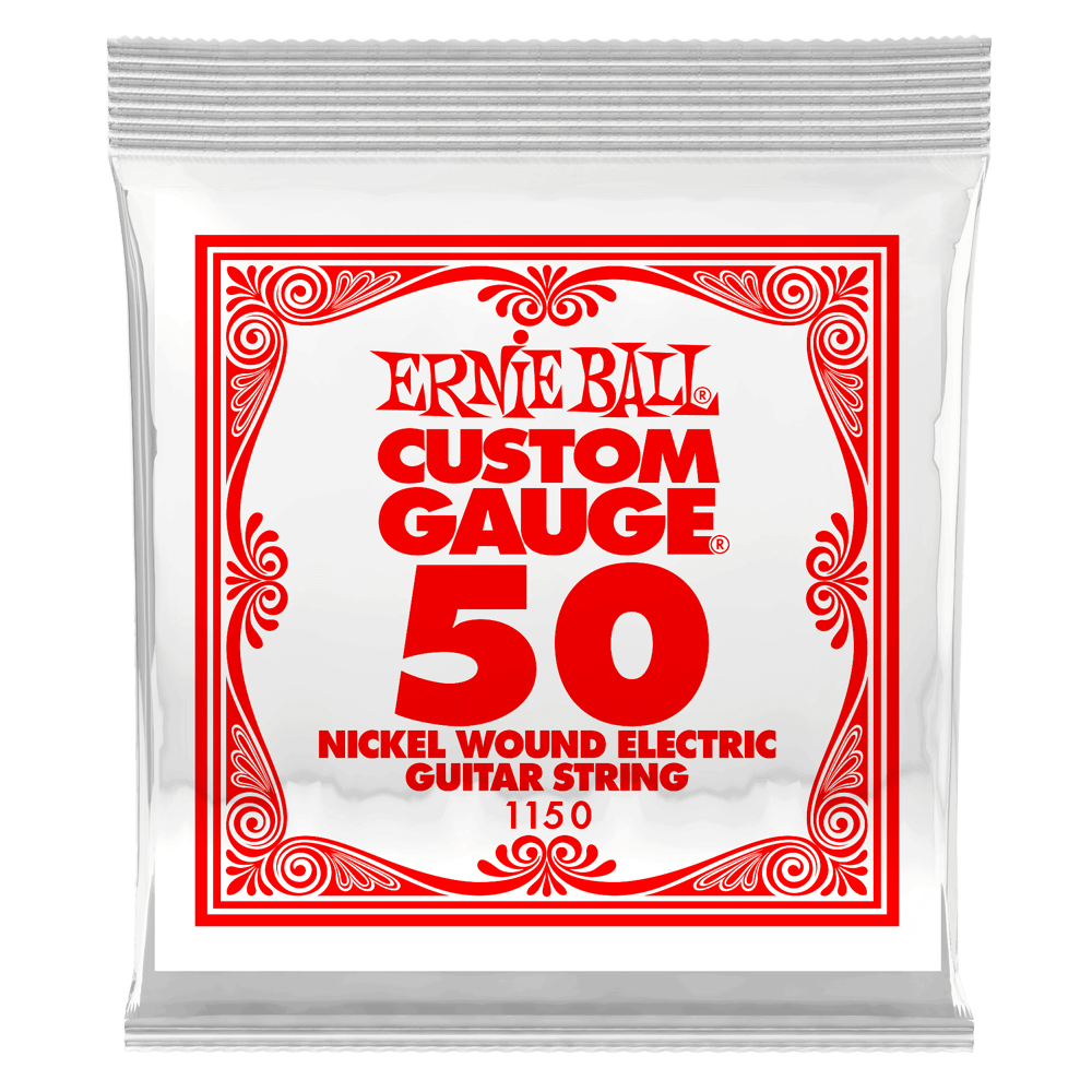 .050 Nickel Corde Filée pour Guitare électrique au détail Front