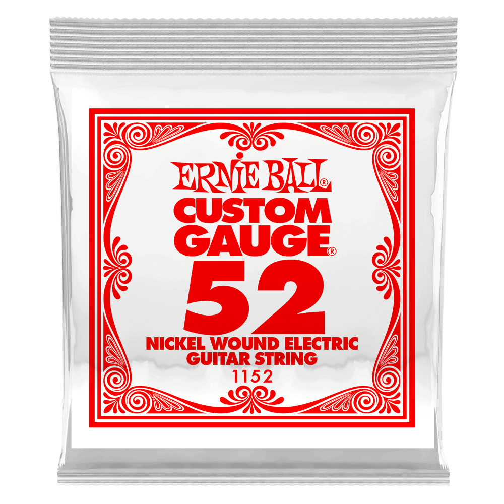 .052 Nickel Corde Filée pour Guitare électrique au détail Front