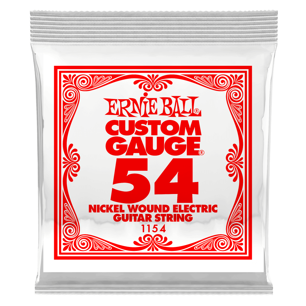 .054 Nickel Corde Filée pour Guitare électrique au détail Front