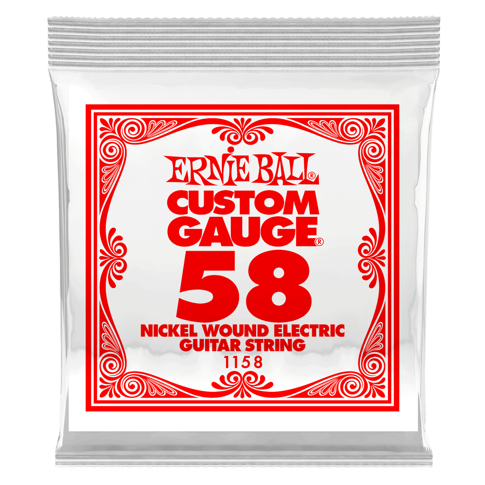 .058 Nickel Corde Filée pour Guitare électrique au détail Front