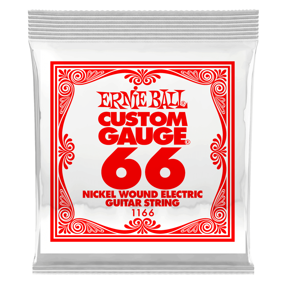 .066 Nickel Corde Filée pour Guitare électrique au détail Front