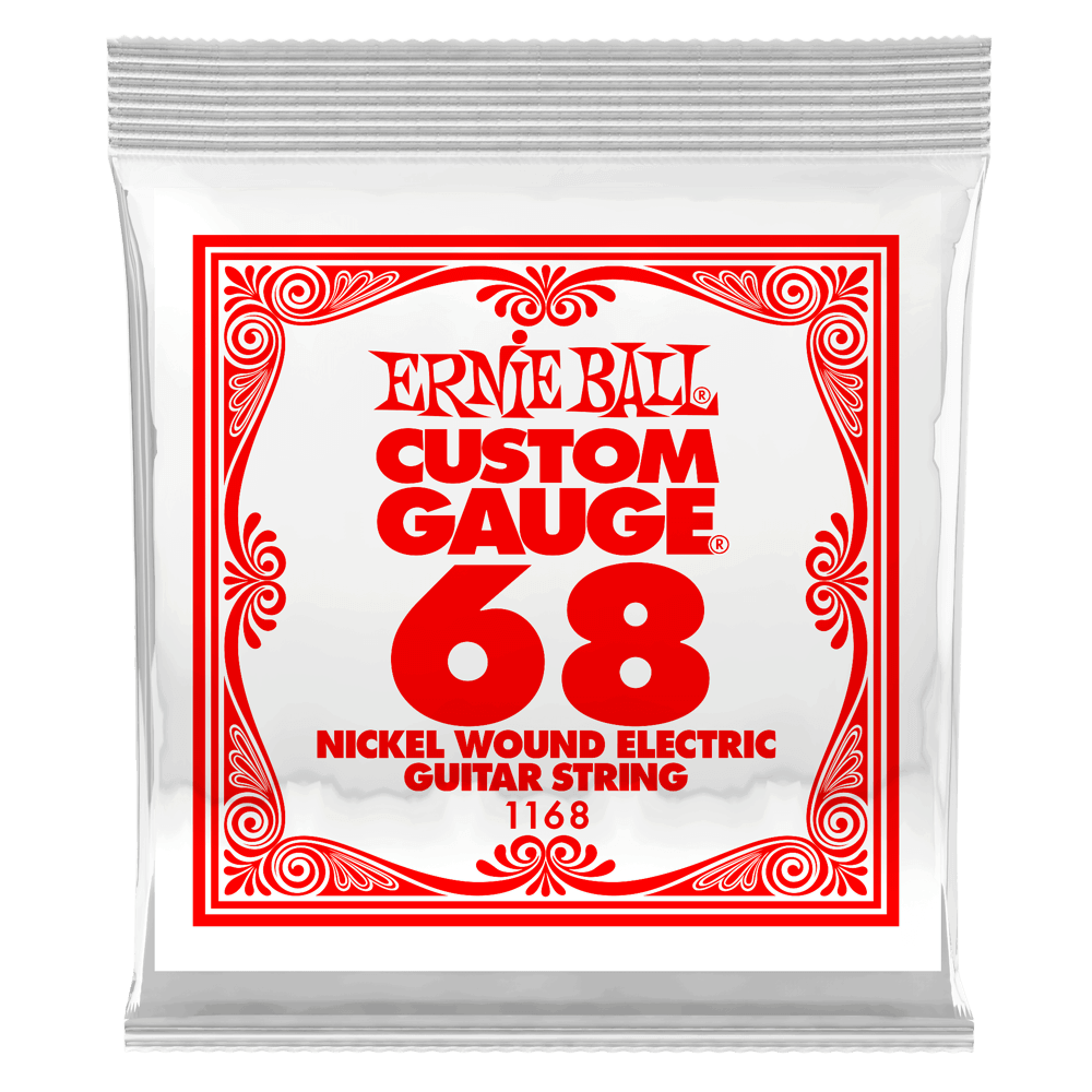 .068 Nickel Corde Filée pour Guitare électrique au détail Front