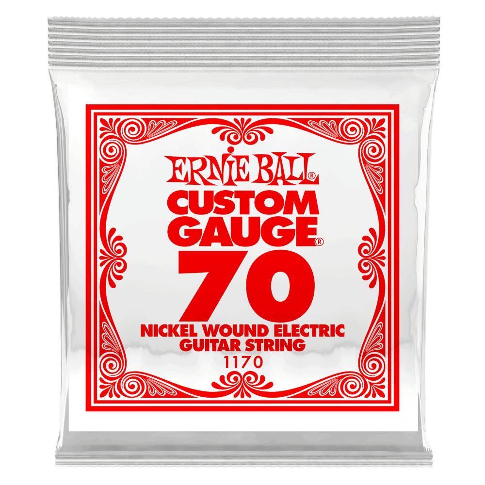 .070 Nickel Corde Filée pour Guitare électrique au détail Front