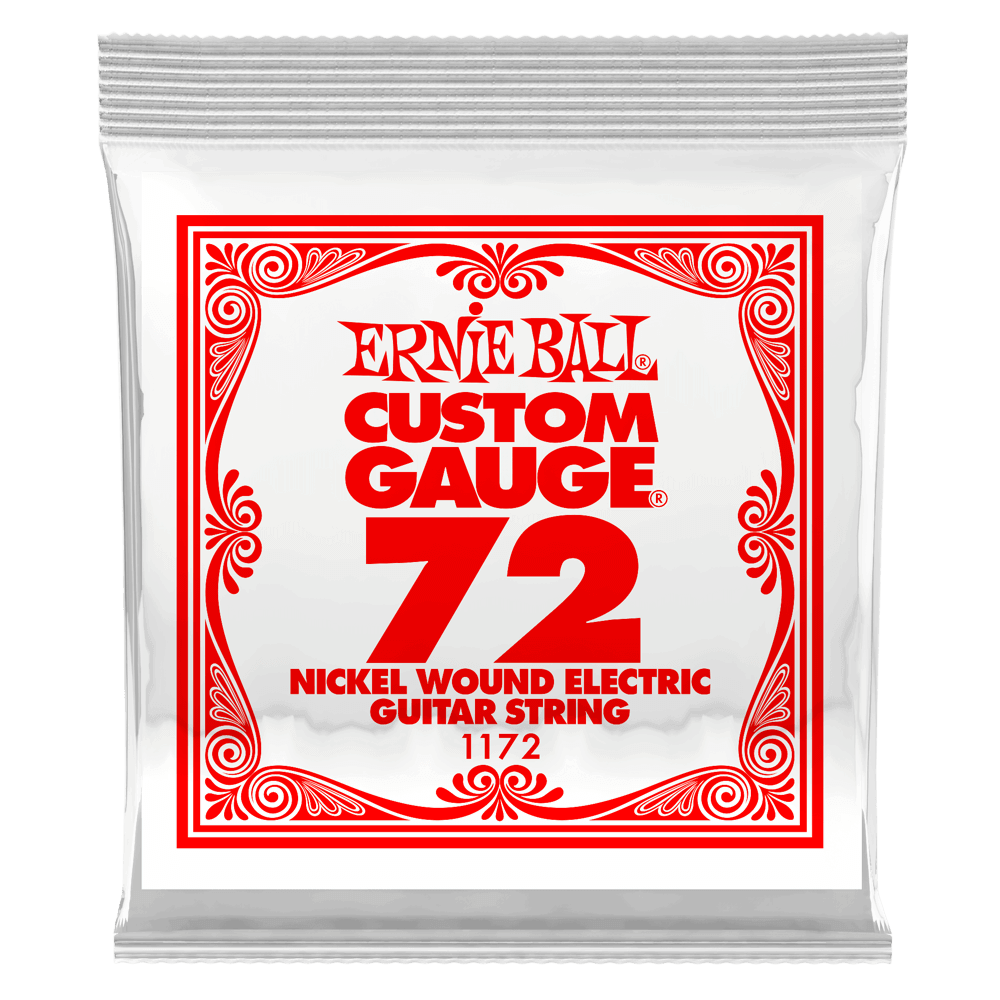 .072 Nickel Corde Filée pour Guitare électrique au détail Front