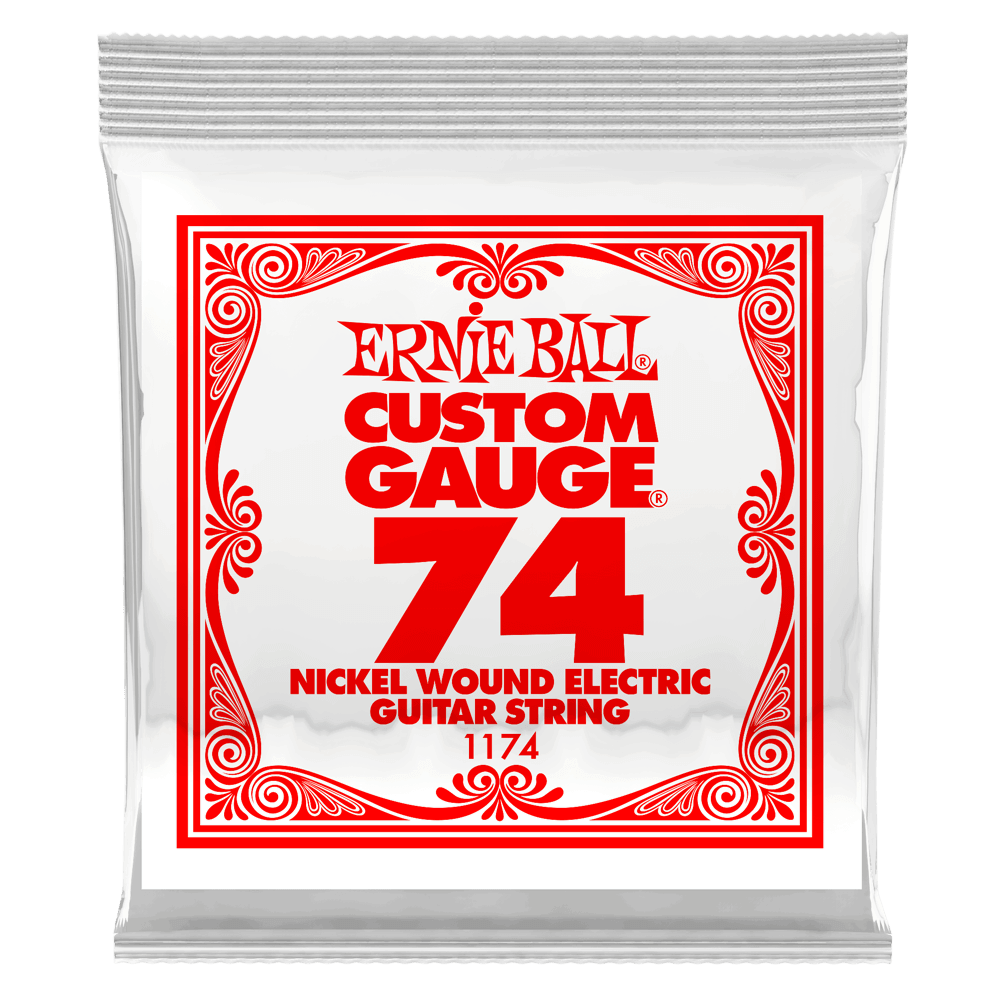 .074 Nickel Corde Filée pour Guitare électrique au détail Front