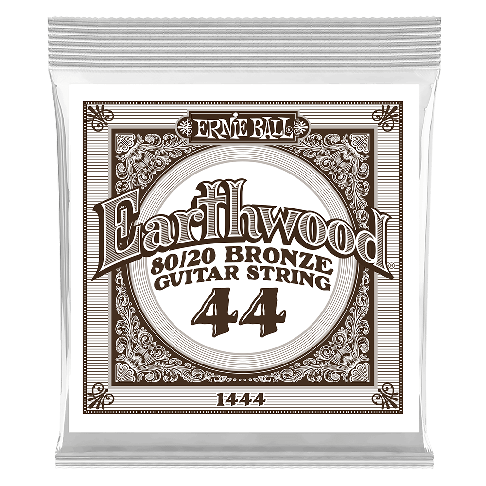 .044 Earthwood 80/20 Bronze Akustik-Gitarrensaite 6er Pack Front