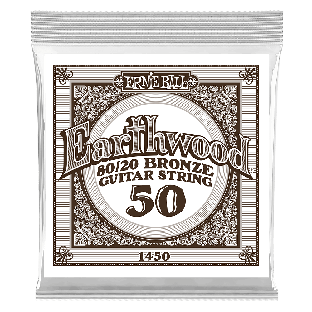 .050 Earthwood 80/20 Bronze Akustik-Gitarrensaite 6er Pack Front