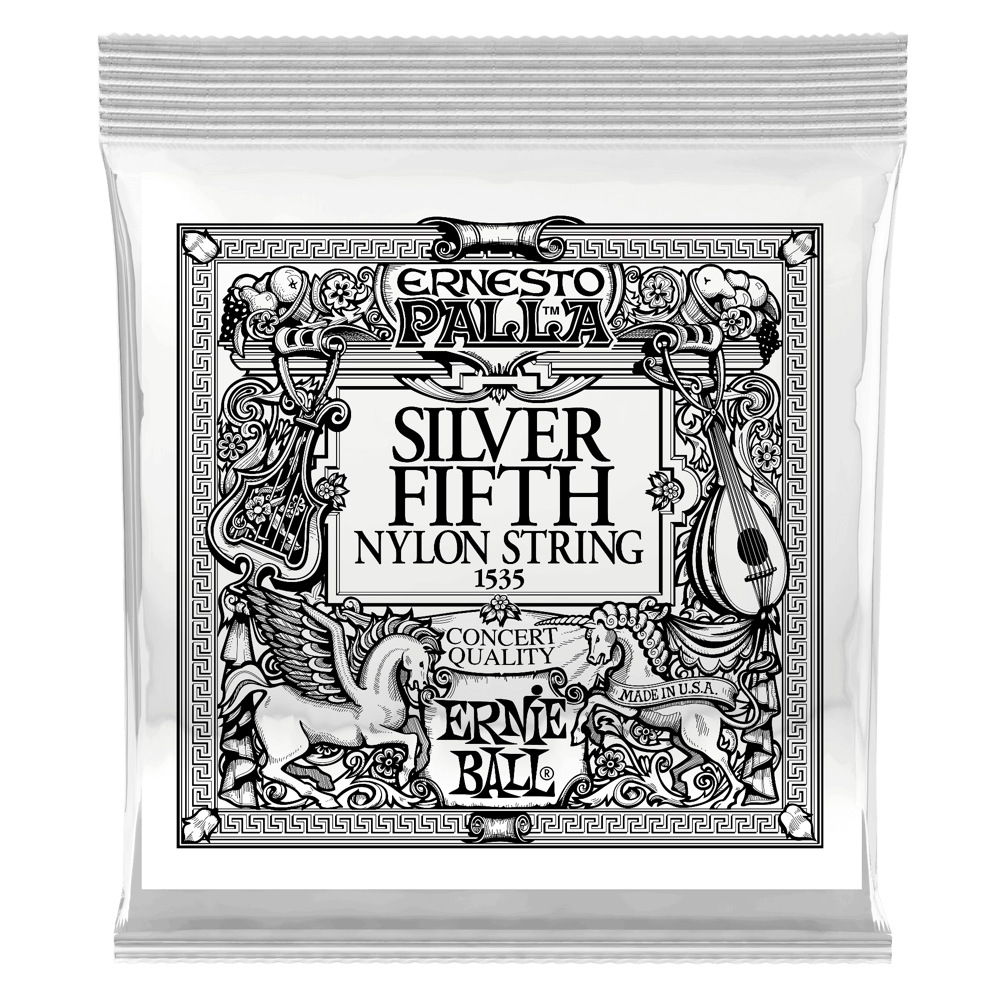 Paquet de 6 cordes Silver 5th Ernesto Palla Nylon Classical   Front