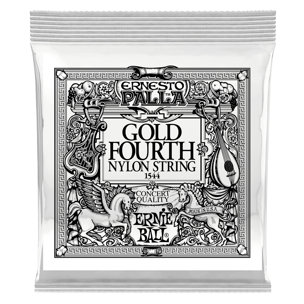 Paquet de 6 cordes Gold 4th Ernesto Palla Nylon Classical   Front