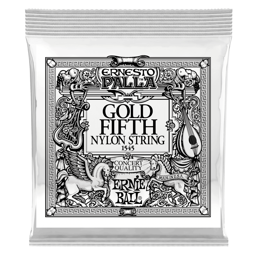 Paquet de 6 cordes Gold 5th Ernesto Palla Nylon Classical   Front