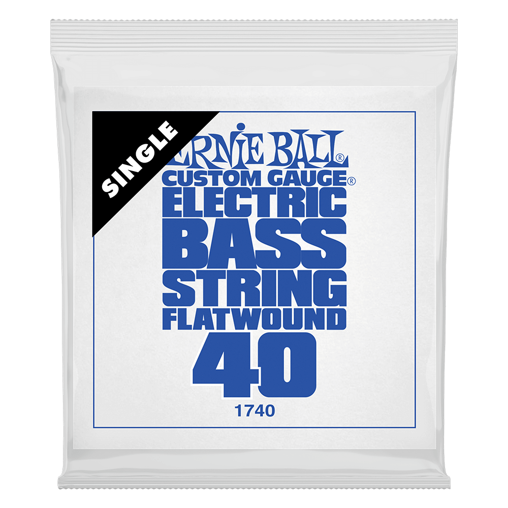 .040 Flatwound Corde Pour Basse électrique au détail  Front