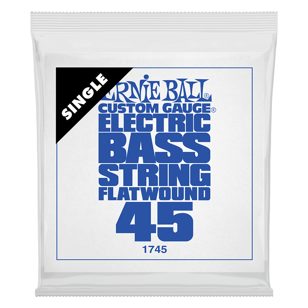 .045 Flatwound Corde Pour Basse électrique au détail  Front
