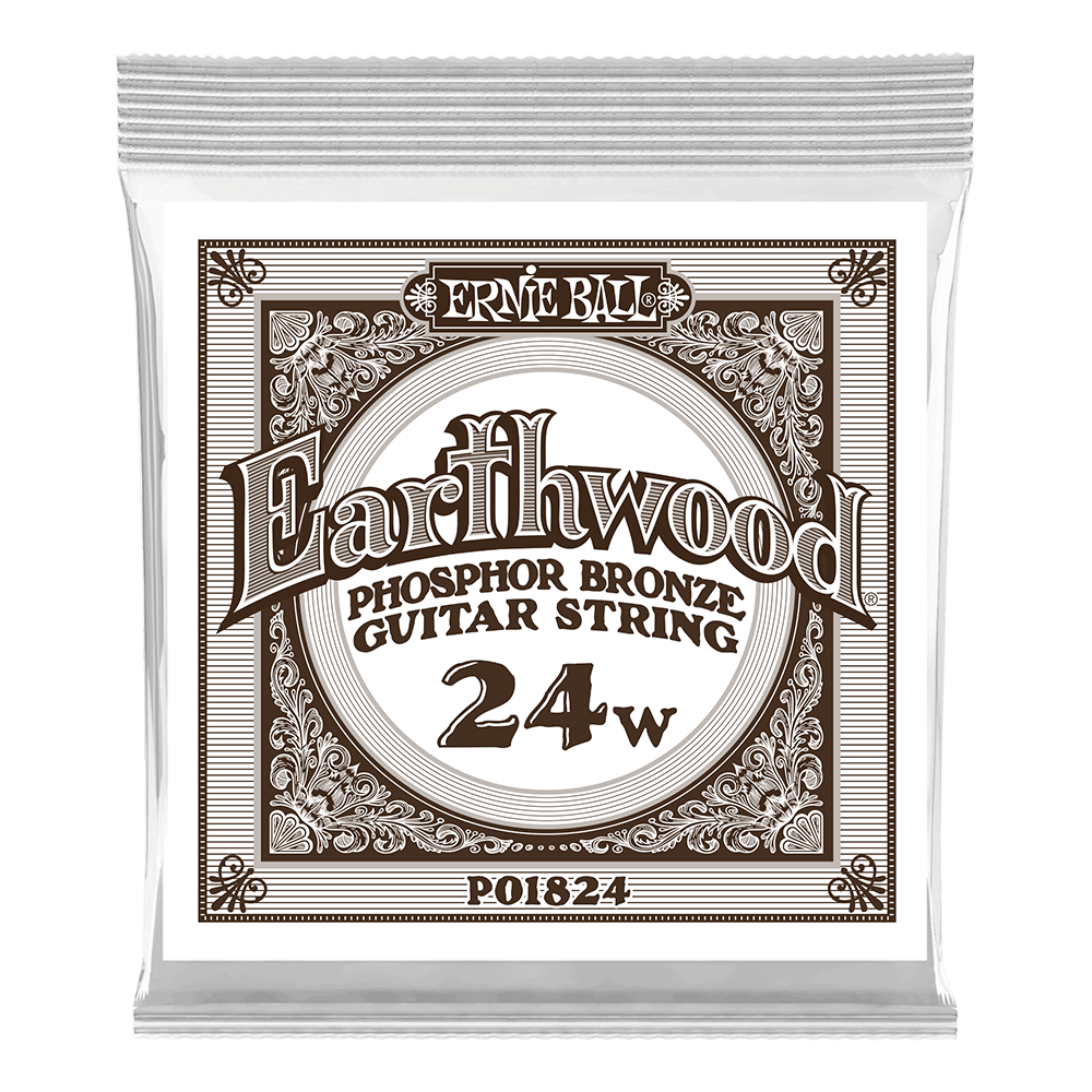 Pack com 06 Cordas para Violão Earthwood Phosphor Bronze Acoustic .024 Front