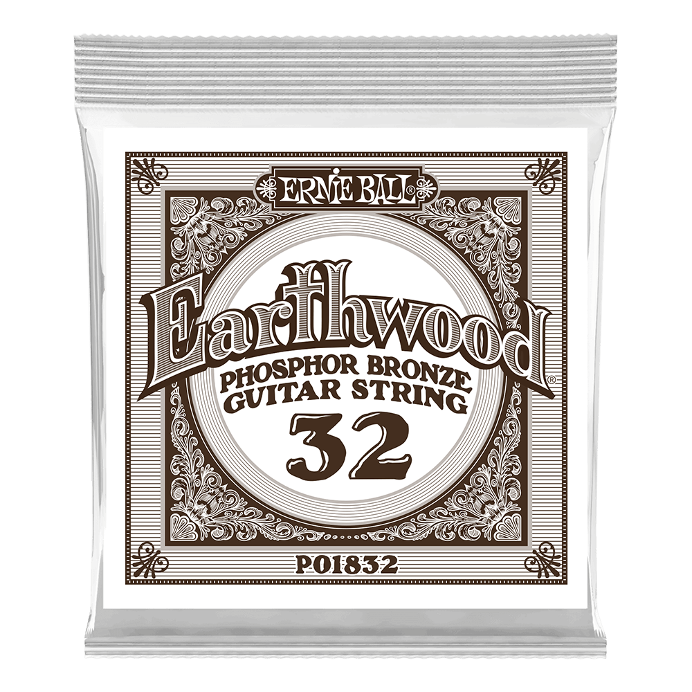 Pack com 06 Cordas para Violão Earthwood Phosphor Bronze Acoustic .032 Front