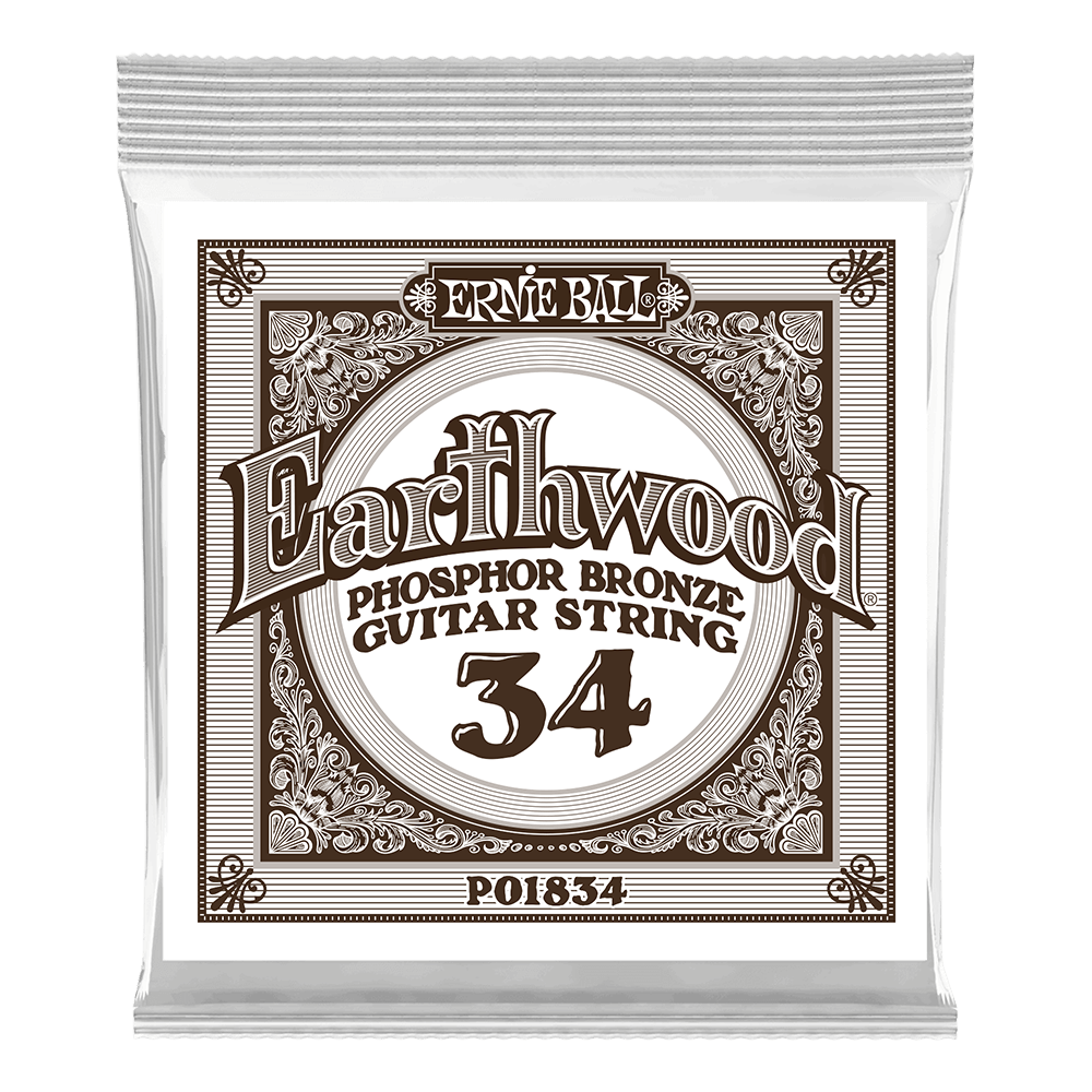 Pack com 06 Cordas para Violão Earthwood Phosphor Bronze Acoustic .034 Front
