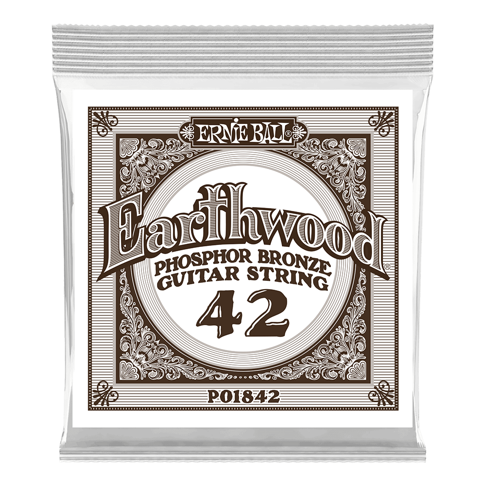 Pack com 06 Cordas para Violão Earthwood Phosphor Bronze Acoustic .042 Front