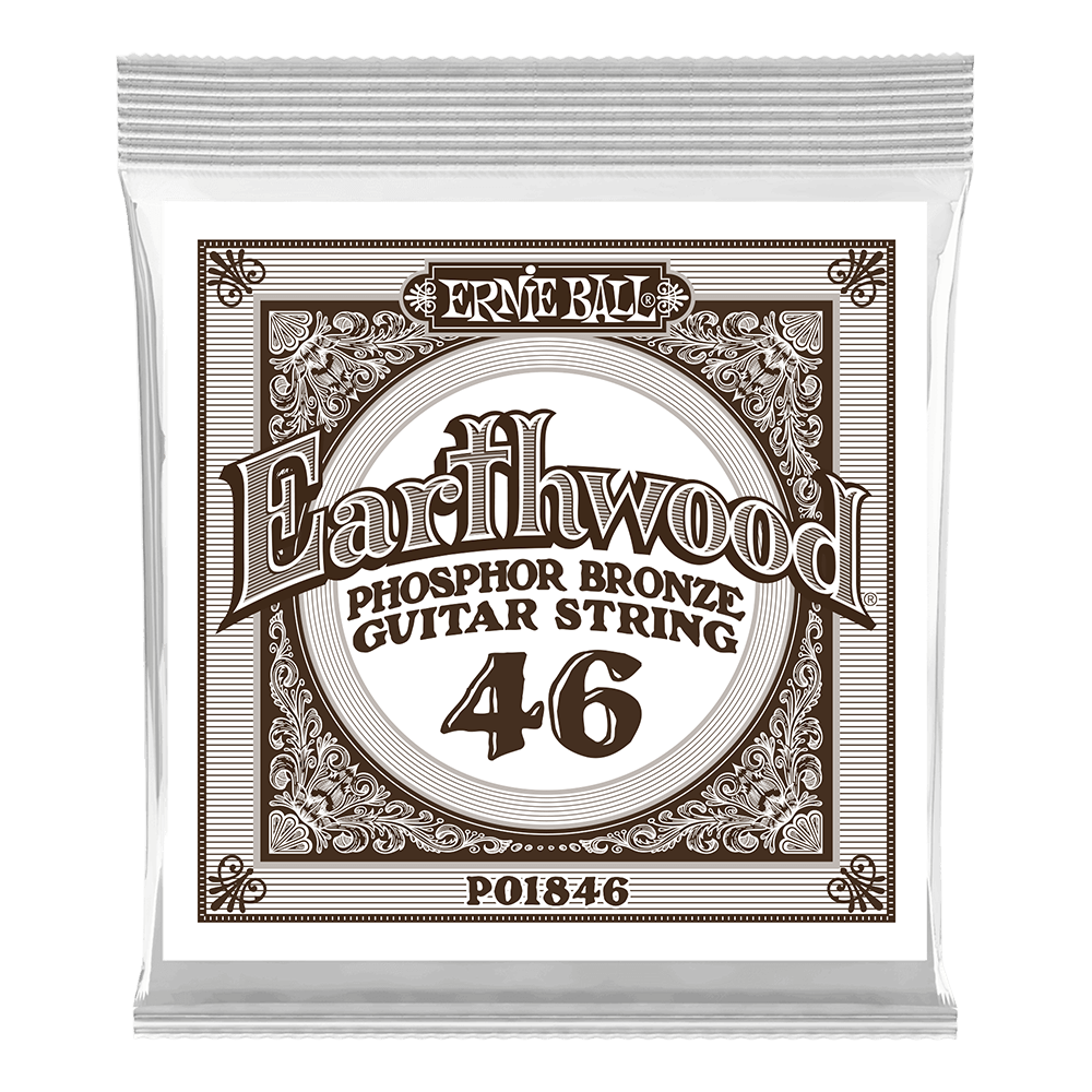 Pack com 06 Cordas para Violão Earthwood Phosphor Bronze Acoustic .046 Front