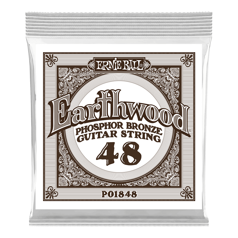 Pack com 06 Cordas para Baixo Earthwood Phosphor Bronze Acoustic .048 Front
