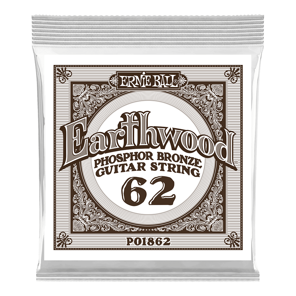 Pack com 06 Cordas para Violão Earthwood Phosphor Bronze Acoustic .062 Front