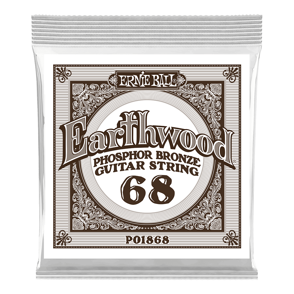 Pack com 06 Cordas para Violão Earthwood Phosphor Bronze Acoustic .068 Front