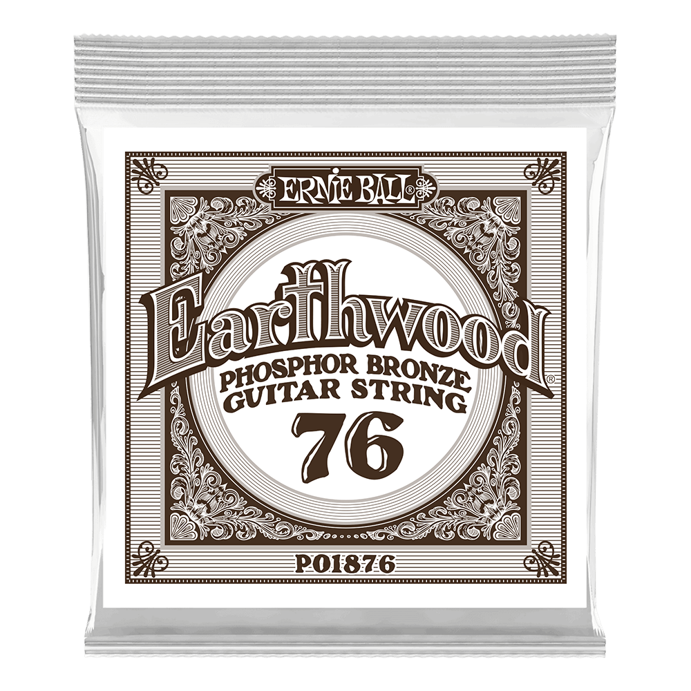 Pack com 06 Cordas para Violão Earthwood Phosphor Bronze Acoustic .076 Front