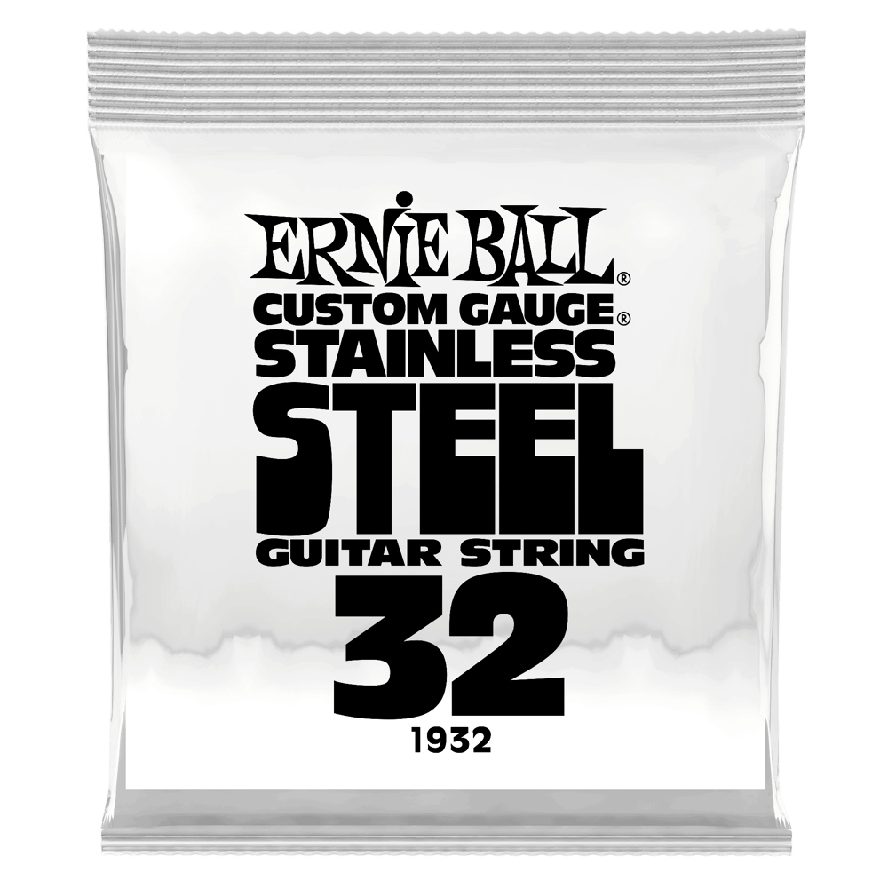 .032 Stainless Steel Wound E-Gitarrensaite 6er Pack Front