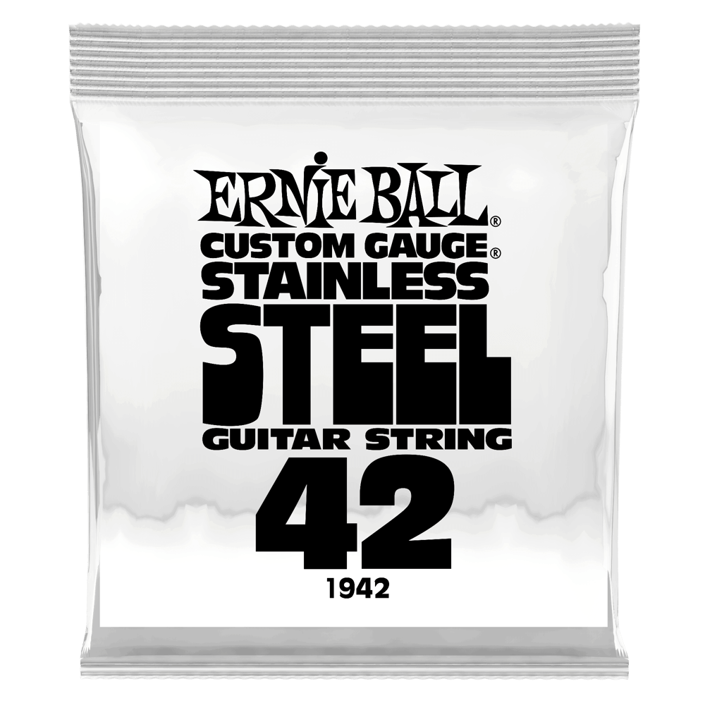 .042 Stainless Steel Wound E-Gitarrensaite 6er Pack Front