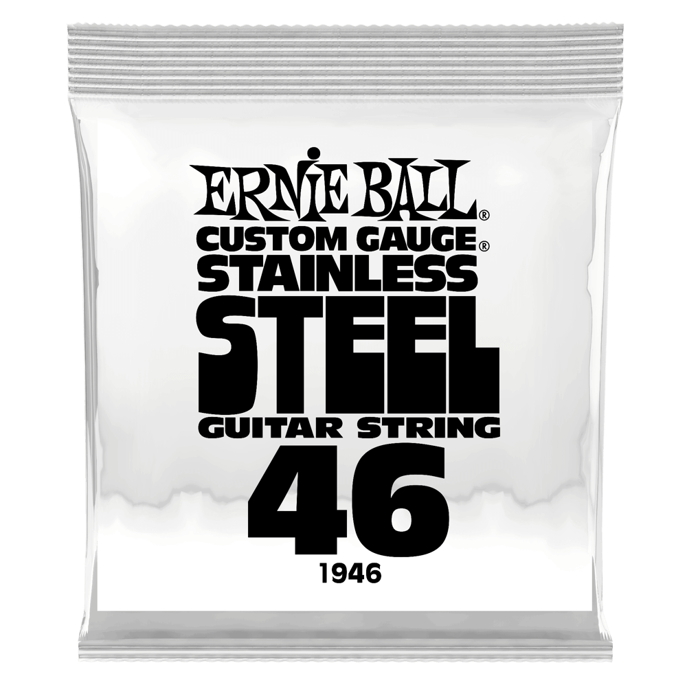 .046 Stainless Steel Wound E-Gitarrensaite 6er Pack Front