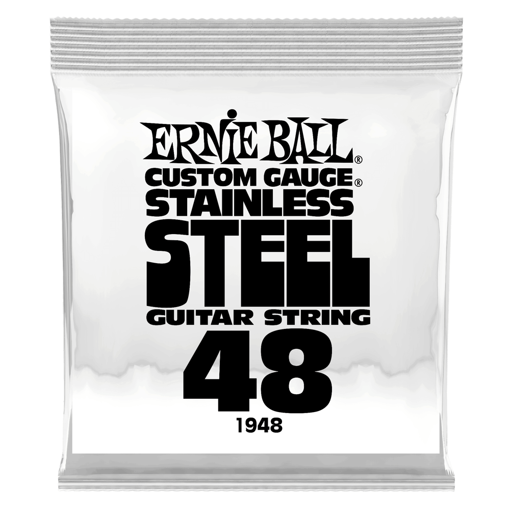 .048 Stainless Steel Wound E-Gitarrensaite 6er Pack Front
