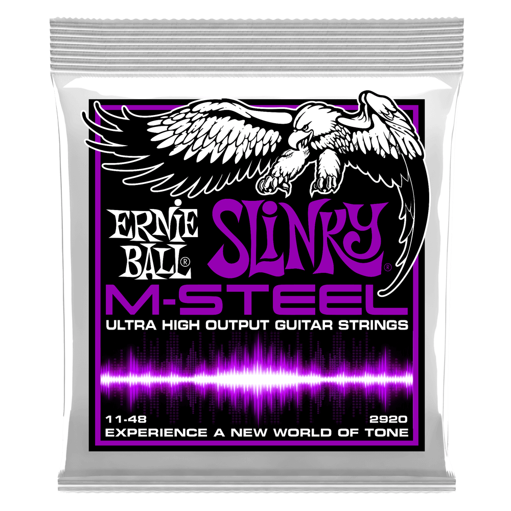 Power Slinky M-Steel E-Gitarrensaiten Front
