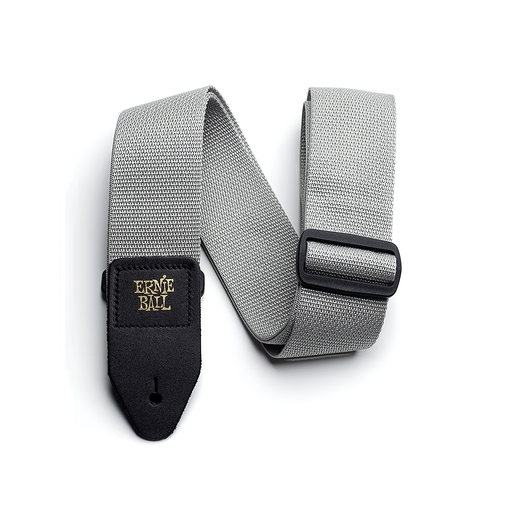 Polypro Guitar Strap/Bass Strap - Gray Front