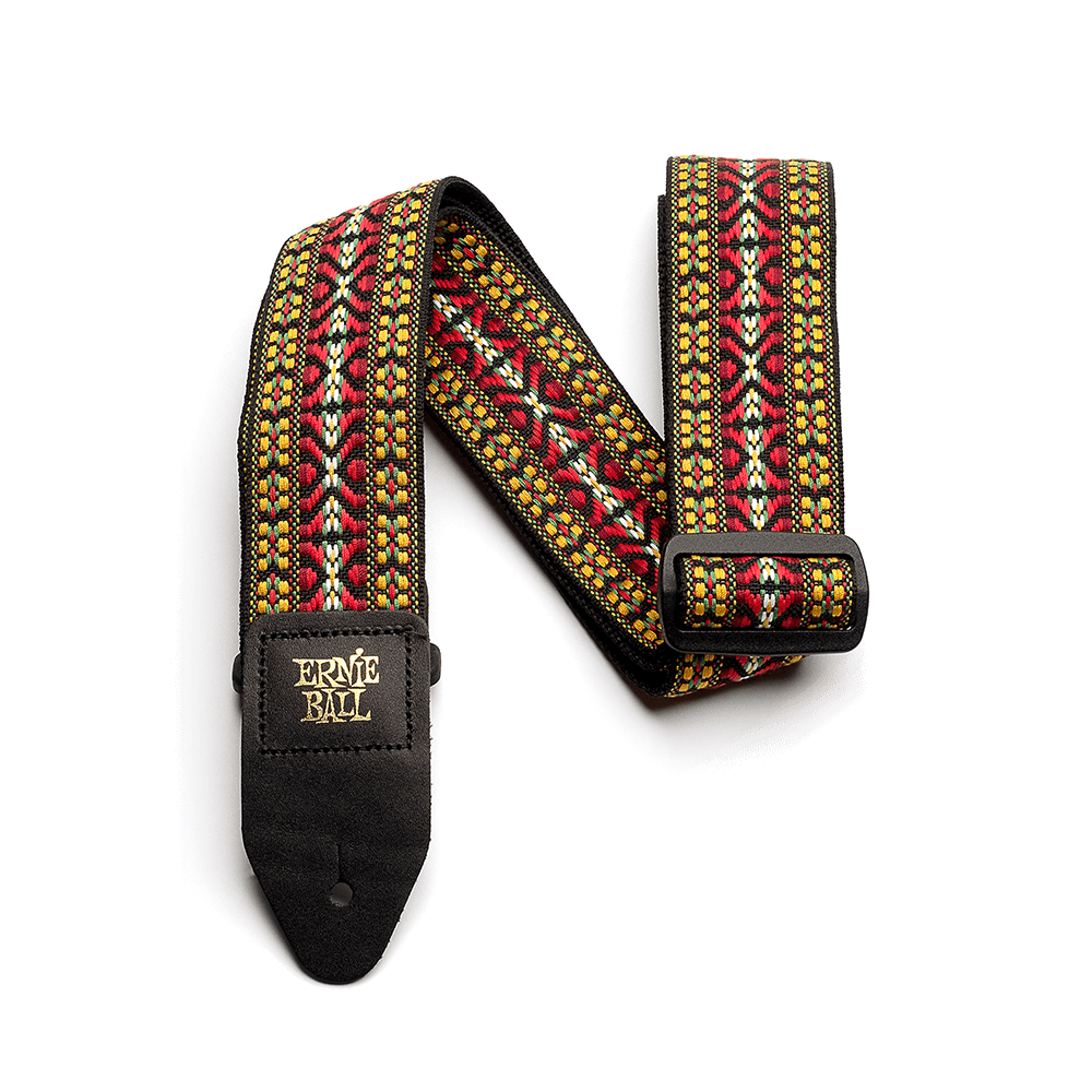 Classic Jacquard Guitar Strap/Bass Strap - California Weave Front
