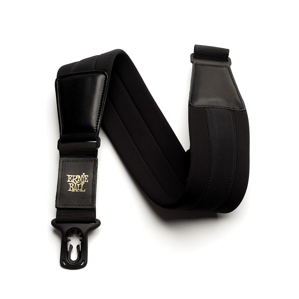 Comfort Polylock Guitar Strap/Bass Strap - Wide Neoprene Front