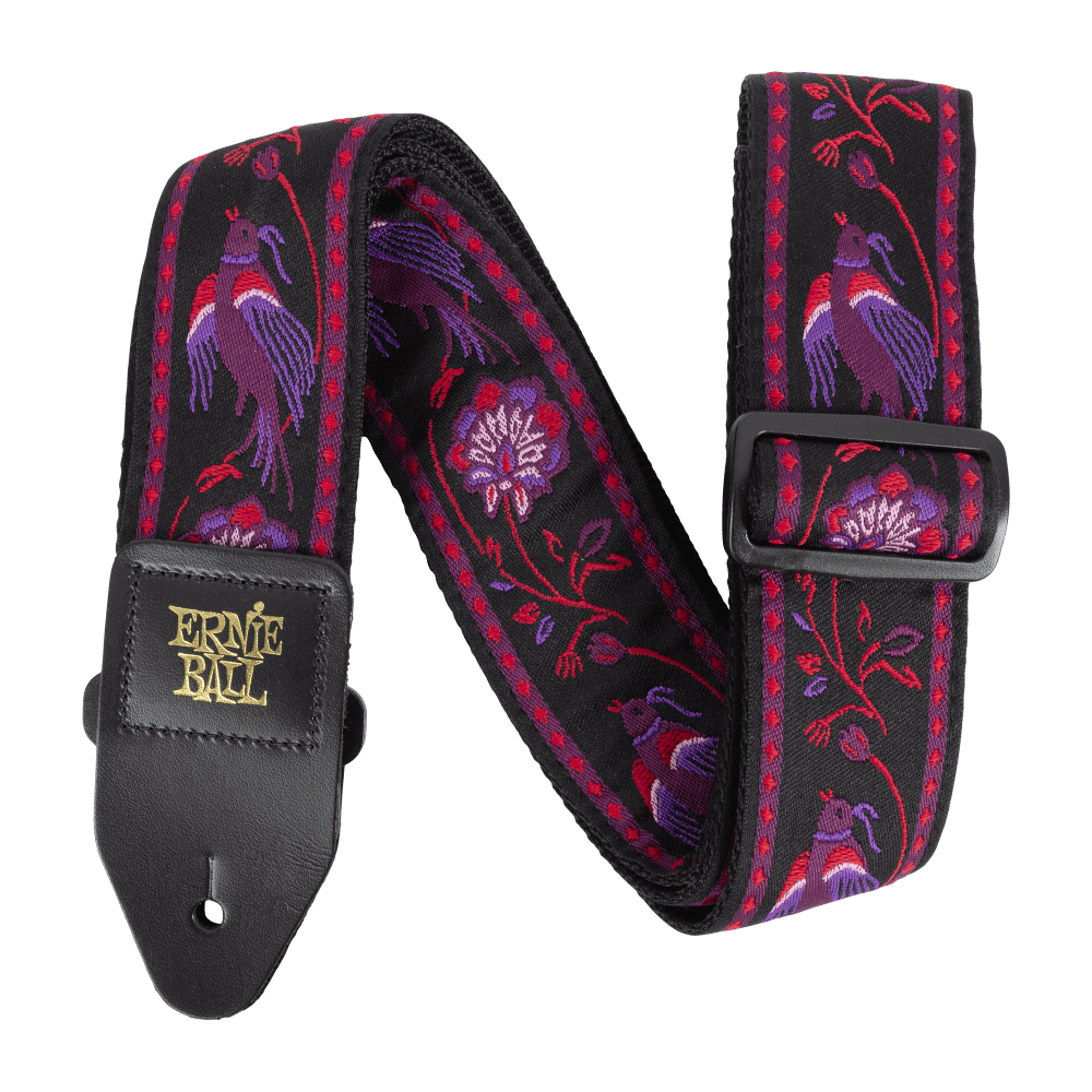 Classic Jacquard Guitar Strap/Bass Strap - Pleasant Pheasant Front