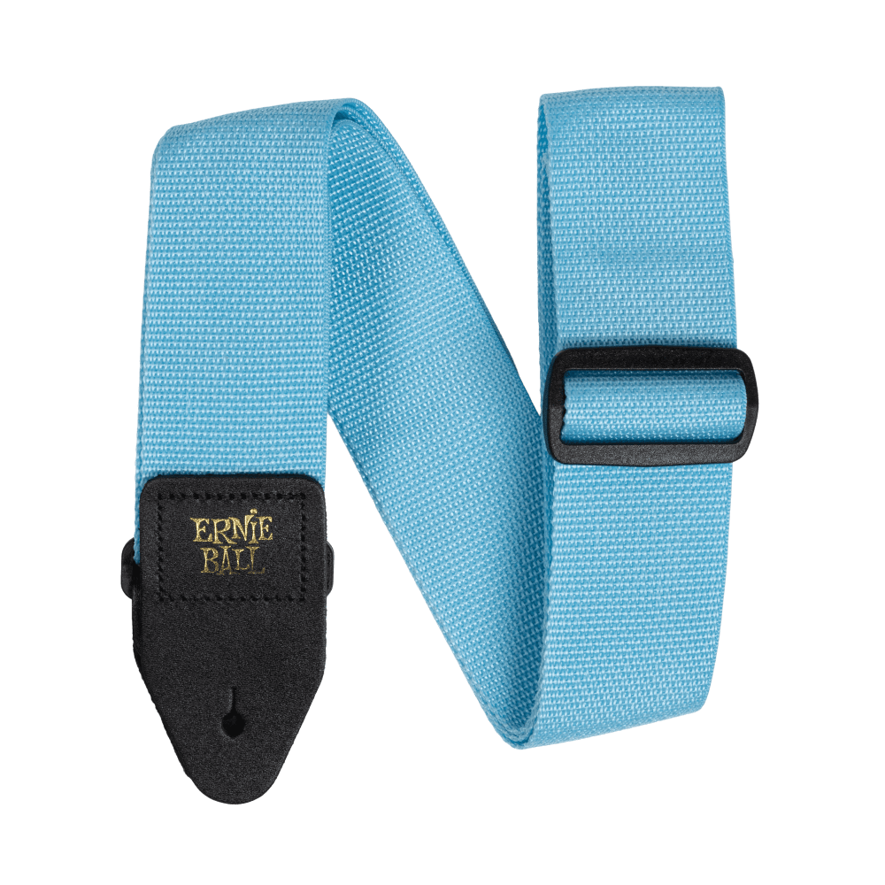 Polypro Guitar Strap/Bass Strap - Breaker Blue Front