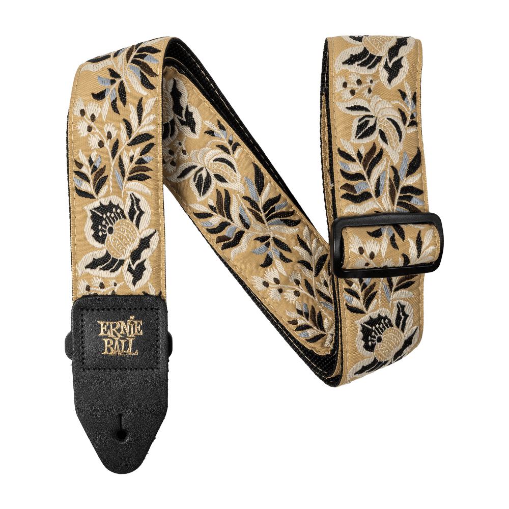 Classic Jacquard Guitar Strap/Bass Strap - Vintage Harvest Front