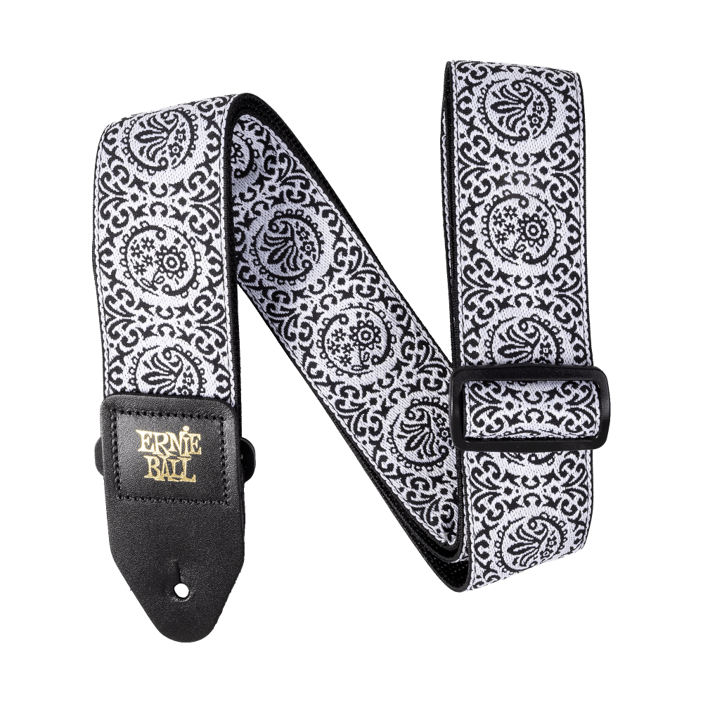 Classic Jacquard Guitar Strap/Bass Strap - Zen Garden Front