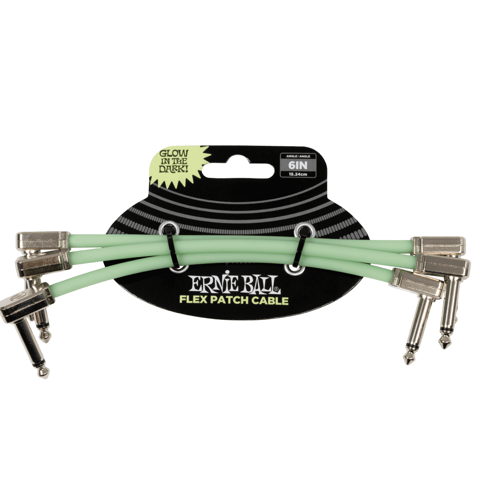 Flex Patch Cable 6in - Glow in Dark - 3 Pack Front