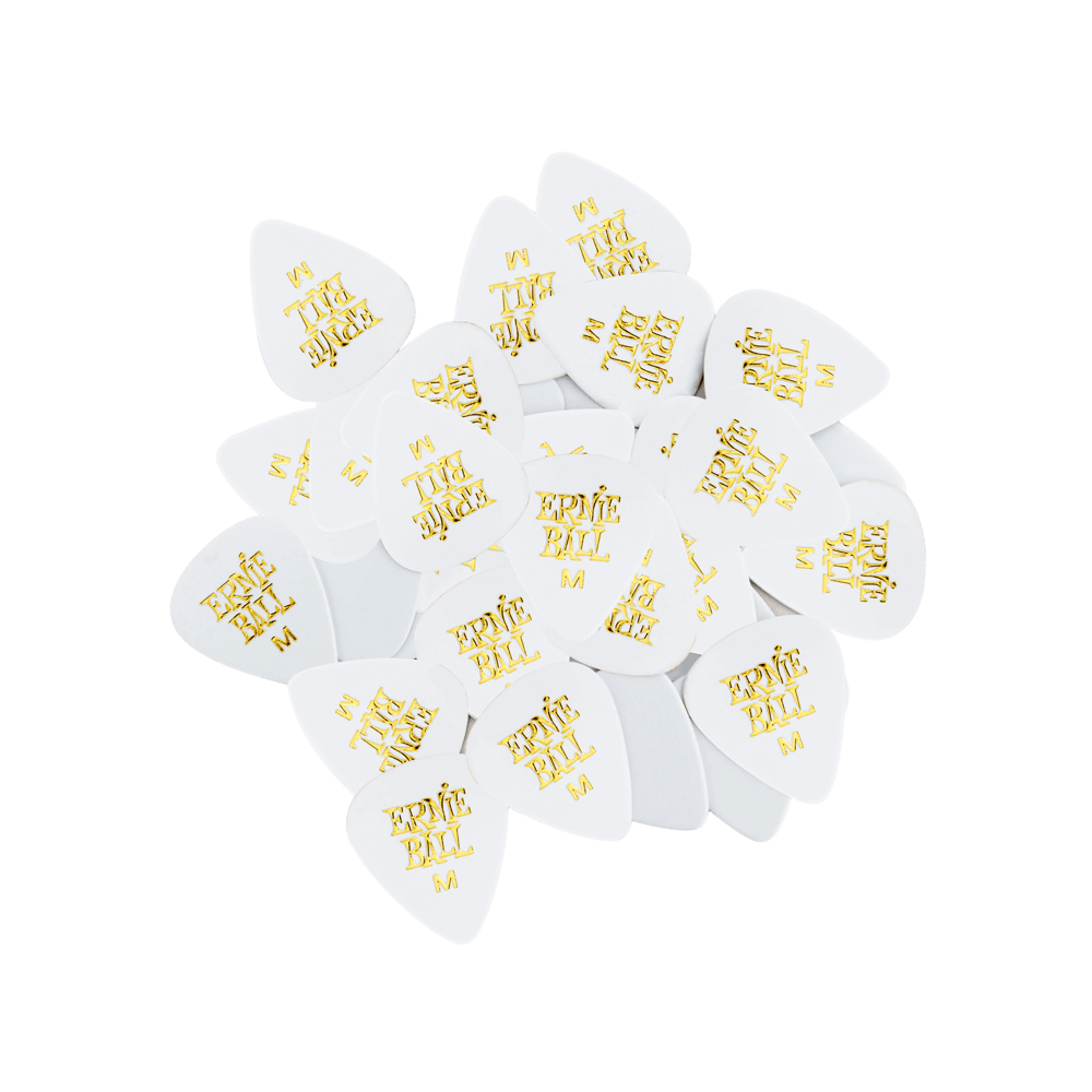 Médiators Moyens Blancs, Lot de 144 Front